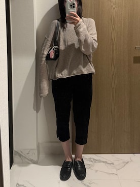 「ZARA（ザラ）のアイテム（トップス、ベージュ系）」を使った、𝘼𝙕𝙐𝙎𝘼さん（レディース・153cm）の夏コーディネート