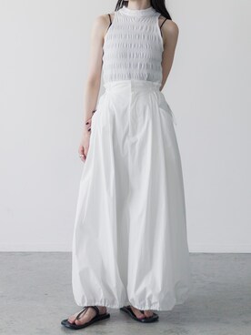 「TOTEME（トーテム）のアイテム」を使った、𝘼𝙕𝙐𝙎𝘼さん（レディース・153cm）の夏コーディネート