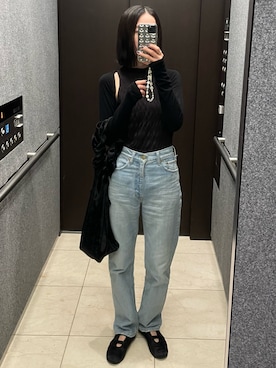 「Tu es mon TRESOR（トゥ エ モン トレゾア）のアイテム」を使った、𝘼𝙕𝙐𝙎𝘼さん（レディース・153cm）の秋コーディネート