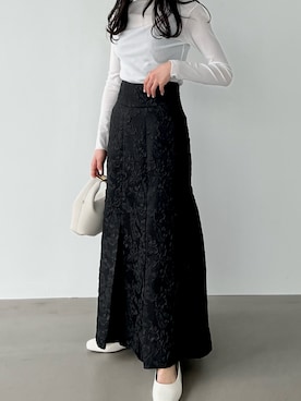 「skirt」｜「アイテム（バッグ）」を使った、𝘼𝙕𝙐𝙎𝘼さん（レディース・153cm）の春コーディネート