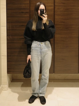 「MEER.（メーア）のアイテム」を使った、𝘼𝙕𝙐𝙎𝘼さん（レディース・153cm）の春コーディネート