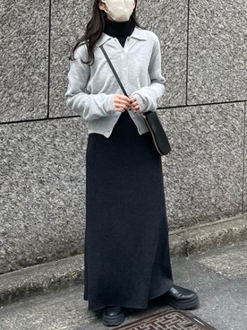 「URBAN BOBBY（アーバンボビー）のアイテム」を使った、𝘼𝙕𝙐𝙎𝘼さん（レディース・153cm）の冬コーディネート