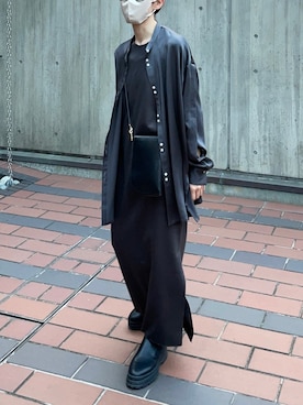 「Gabriela Coll Garments（ガブリエラコールガーメンツ）のアイテム（ワンピース/ドレス）」を使った、𝘼𝙕𝙐𝙎𝘼さん（レディース・153cm）の秋コーディネート