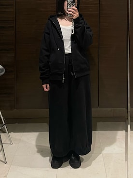 「BLACK BY MOUSSY（ブラックバイマウジー）のアイテム」を使った、𝘼𝙕𝙐𝙎𝘼さん（レディース・153cm）の春コーディネート