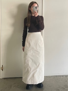 「Weekend Max Mara（ウイークエンドマックスマーラ）のアイテム」を使った、𝘼𝙕𝙐𝙎𝘼さん（レディース・153cm）の冬コーディネート