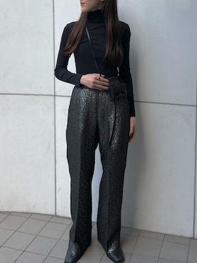 「SIWEM（シウム）のアイテム（リング）」を使った、𝘼𝙕𝙐𝙎𝘼さん（レディース・153cm）の秋コーディネート
