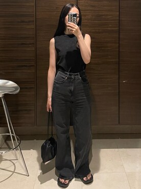 「SIWEM（シウム）のアイテム」を使った、𝘼𝙕𝙐𝙎𝘼さん（レディース・153cm）の夏コーディネート