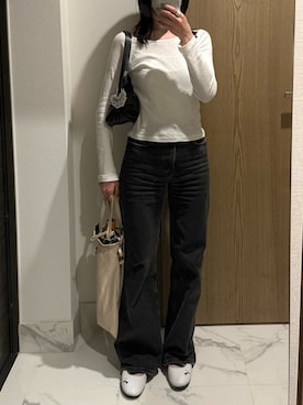 「H&M（エイチ・アンド・エム）のアイテム」を使った、𝘼𝙕𝙐𝙎𝘼さん（レディース・153cm）の春コーディネート