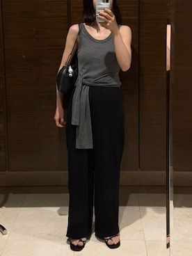 「H&M（エイチ・アンド・エム）のアイテム（サンダル）」を使った、𝘼𝙕𝙐𝙎𝘼さん（レディース・153cm）の夏コーディネート
