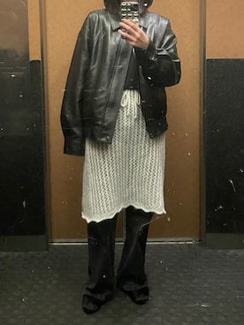 「LADY VOLUME（レディーボリューム）のアイテム」を使った、𝘼𝙕𝙐𝙎𝘼さん（レディース・153cm）の春コーディネート