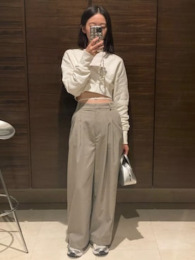 「FENNEC（フェネック）のアイテム」を使った、𝘼𝙕𝙐𝙎𝘼さん（レディース・153cm）の秋コーディネート