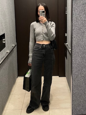「BLACK BY MOUSSY（ブラックバイマウジー）のアイテム」を使った、𝘼𝙕𝙐𝙎𝘼さん（レディース・153cm）の秋コーディネート