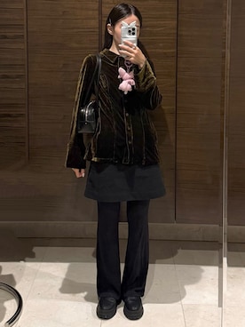 「H&M（エイチ・アンド・エム）のアイテム」を使った、𝘼𝙕𝙐𝙎𝘼さん（レディース・153cm）の秋コーディネート