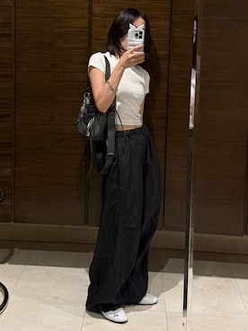 「H&M（エイチ・アンド・エム）のアイテム」を使った、𝘼𝙕𝙐𝙎𝘼さん（レディース・153cm）の秋コーディネート