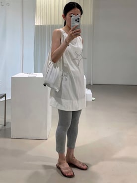 「melissa（メリッサ）のアイテム」を使った、𝘼𝙕𝙐𝙎𝘼さん（レディース・153cm）の夏コーディネート