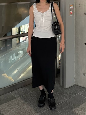 「H&M（エイチ・アンド・エム）のアイテム」を使った、𝘼𝙕𝙐𝙎𝘼さん（レディース・153cm）の秋コーディネート