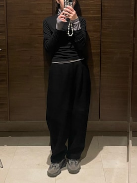 「SIWEM（シウム）のアイテム」を使った、𝘼𝙕𝙐𝙎𝘼さん（レディース・153cm）の冬コーディネート