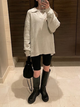 𝘼𝙕𝙐𝙎𝘼さん(レディース・153cm)の春コーディネート