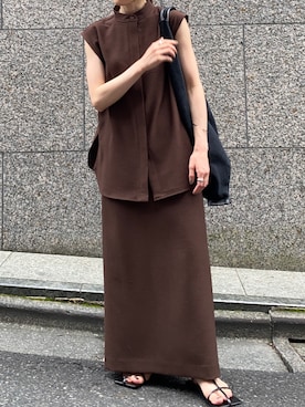 「MANGO（マンゴ）のアイテム」を使った、𝘼𝙕𝙐𝙎𝘼さん（レディース・153cm）の夏コーディネート