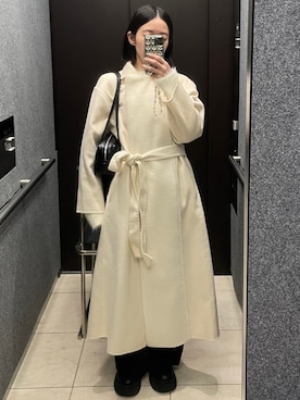 「Weekend Max Mara（ウイークエンドマックスマーラ）のアイテム」を使った、𝘼𝙕𝙐𝙎𝘼さん（レディース・153cm）の冬コーディネート