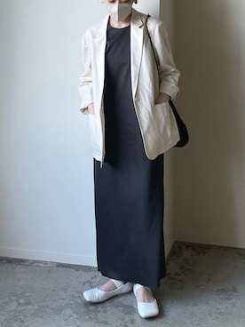 「Gabriela Coll Garments（ガブリエラコールガーメンツ）のアイテム（ワンピース/ドレス）」を使った、𝘼𝙕𝙐𝙎𝘼さん（レディース・153cm）の春コーディネート