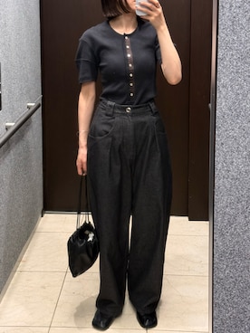 「LEMAIRE（ルメール）のアイテム」を使った、𝘼𝙕𝙐𝙎𝘼さん（レディース・153cm）の春コーディネート