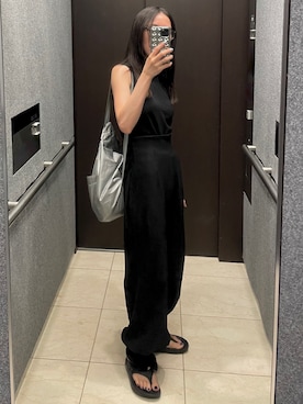 「SIWEM（シウム）のアイテム」を使った、𝘼𝙕𝙐𝙎𝘼さん（レディース・153cm）の夏コーディネート