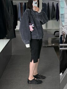 Didot.showroom（ディドット ショールーム）の「スリムバイカーパンツ