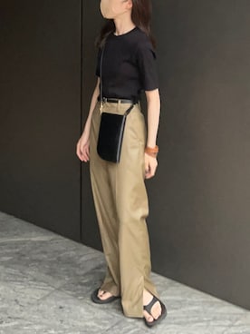 「URBAN BOBBY（アーバンボビー）のアイテム」を使った、𝘼𝙕𝙐𝙎𝘼さん（レディース・153cm）の夏コーディネート