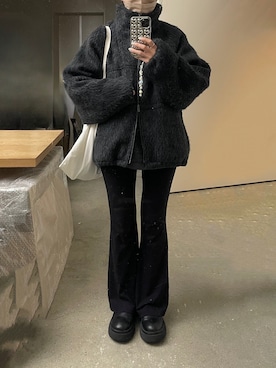 「Weekend Max Mara（ウイークエンドマックスマーラ）のアイテム」を使った、𝘼𝙕𝙐𝙎𝘼さん（レディース・153cm）の冬コーディネート