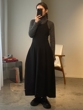 「LOW CLASSIC（ロウ　クラシック）のアイテム」を使った、𝘼𝙕𝙐𝙎𝘼さん（レディース・153cm）の冬コーディネート