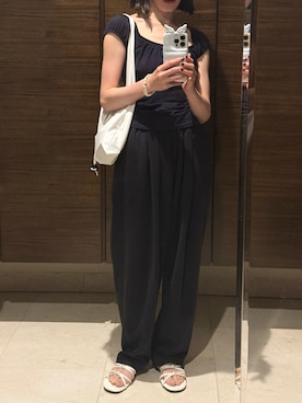 「COSYMOSY（コジモジ）のアイテム」を使った、𝘼𝙕𝙐𝙎𝘼さん（レディース・153cm）の夏コーディネート