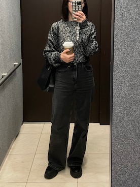「BLACK BY MOUSSY（ブラックバイマウジー）のアイテム」を使った、𝘼𝙕𝙐𝙎𝘼さん（レディース・153cm）の秋コーディネート