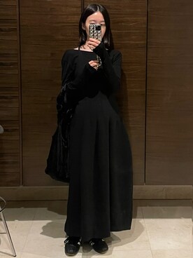 「LOW CLASSIC（ロウ　クラシック）のアイテム」を使った、𝘼𝙕𝙐𝙎𝘼さん（レディース・153cm）の冬コーディネート
