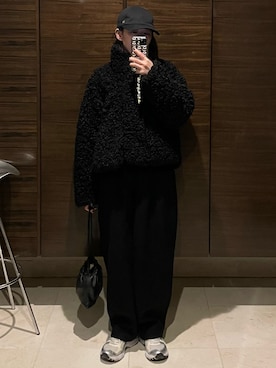 「SIWEM（シウム）のアイテム」を使った、𝘼𝙕𝙐𝙎𝘼さん（レディース・153cm）の冬コーディネート