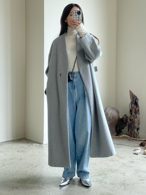 新品未使用 SIWEM SUPER140S MELTON COAT SIWEM(シウム) ONLINE STORE / SUPER140S MELTON COAT