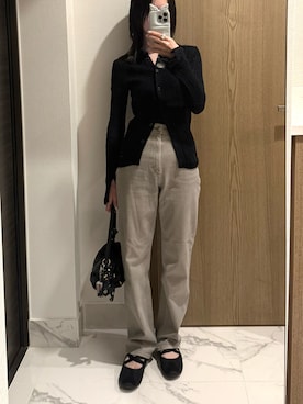 「YANUK（ヤヌーク）のアイテム」を使った、𝘼𝙕𝙐𝙎𝘼さん（レディース・153cm）の春コーディネート