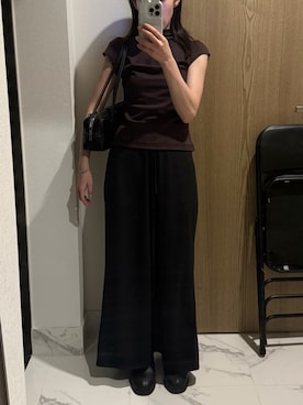 「H&M（エイチ・アンド・エム）のアイテム（トップス）」を使った、𝘼𝙕𝙐𝙎𝘼さん（レディース・153cm）の秋コーディネート