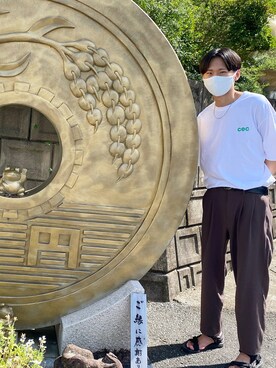 「chancechance（チャンスチャンス）のアイテム」を使った、トモさん（メンズ・176cm）の秋コーディネート