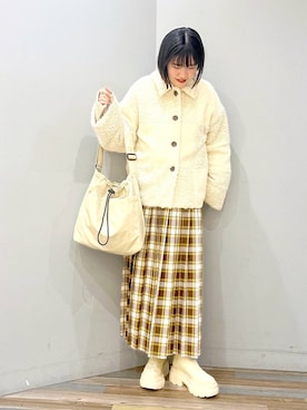 mnm_._._さん（レディース・163cm）の冬コーディネート