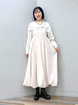 mnm_._._さん（レディース・163cm）の冬コーディネート