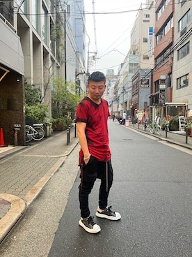 「KMRii（ケムリ）のアイテム」を使った、shigeさん（メンズ・168cm）の冬コーディネート