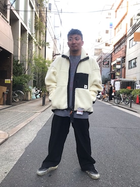 「MIHARAYASUHIRO（ミハラヤスヒロ）のアイテム（ジャケット/アウター）」を使った、shigeさん（メンズ・168cm）の夏コーディネート