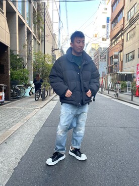 「A.A.Spectrum（エーエースペクトラム）のアイテム」を使った、shigeさん（メンズ・168cm）の冬コーディネート