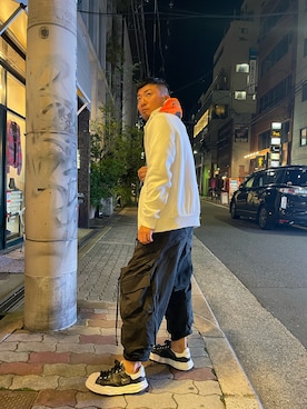 「P.M.D.S.（ピー エム ディー エス）のアイテム（トップス）」を使った、shigeさん（メンズ・168cm）の秋コーディネート