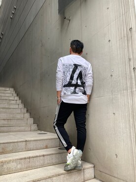 「STUD MUFFIN（スタッドマフィン）のアイテム（パンツ）」を使った、shigeさん（メンズ・168cm）の秋コーディネート