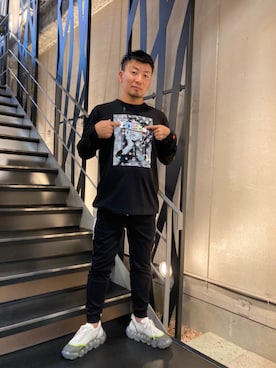 「STUD MUFFIN（スタッドマフィン）のアイテム（パンツ）」を使った、shigeさん（メンズ・168cm）の秋コーディネート