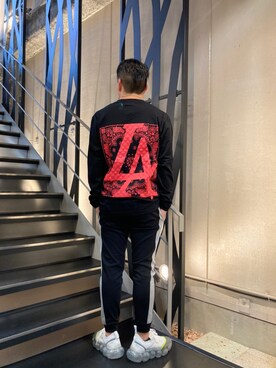 「STUD MUFFIN（スタッドマフィン）のアイテム（パンツ）」を使った、shigeさん（メンズ・168cm）の秋コーディネート