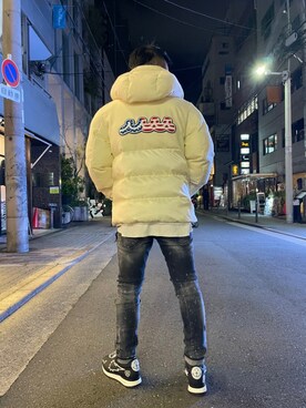 「muta（ムータ）のアイテム（ブルゾン）」を使った、shigeさん（メンズ・168cm）の冬コーディネート