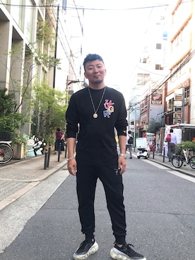 「1PIU1UGUALE3  RELAX （ウノピゥウノウグァーレトレ リラックス）のアイテム（トップス）」を使った、shigeさん（メンズ・168cm）の夏コーディネート